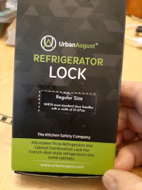 Urban August refrigerator  lock
