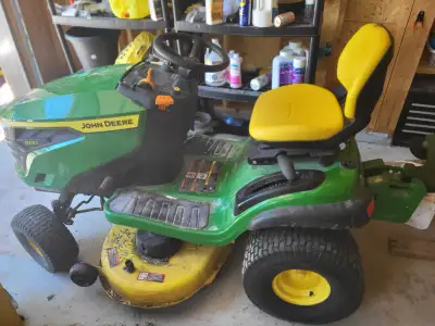 John Deere riding mower bundle, View more
