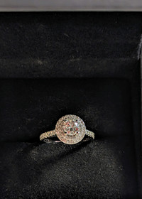 Women's 14K White Gold Engagement Ring~Size 6