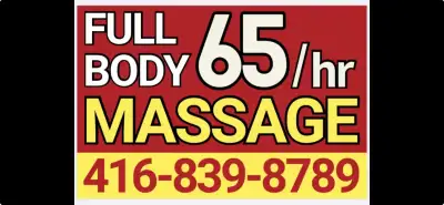 Deep Tissue Massage in Toronto $65/hr 4168398789, View more