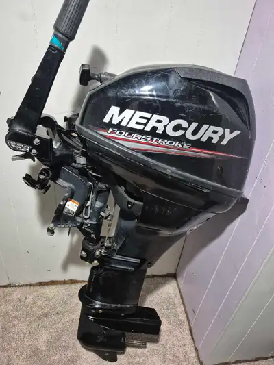 I have a 2014 Mercury 15hp 20" long shaft 4 stroke outboard tiller boat motor for sale Brand NEW PRO...