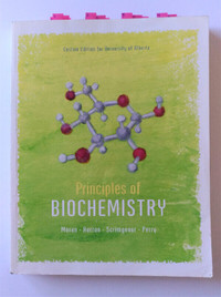 Principles of Biochemistry, Custom Edition for U of A