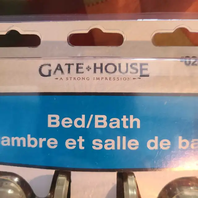 Gatehouse Bed /bath door knob, polished brass new in Windows, Doors & Trim in Mississauga / Peel Region - Image 3