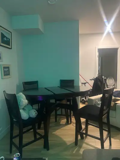 Chocolate brown Adjustable  dinning table, View more