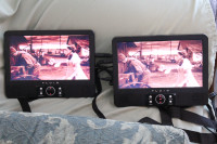 FLUID 9 INCH DUAL SCREEN PORTABLE DVD PLAYER....FOR MOBILE USE