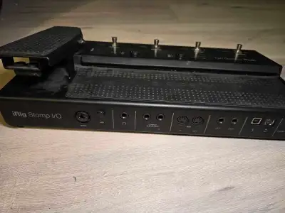 Selling my used iRig Stomp I/O, a versatile pedal controller and audio interface by IK Multimedia, p...