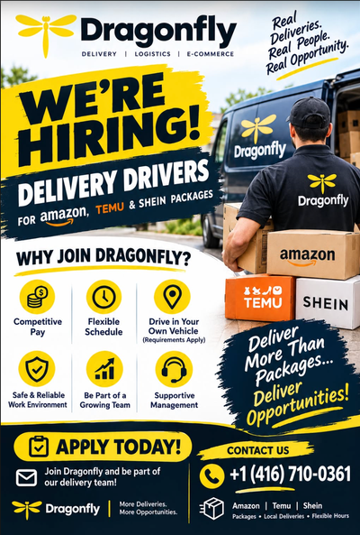 Delivery Drivers Hiring, View more