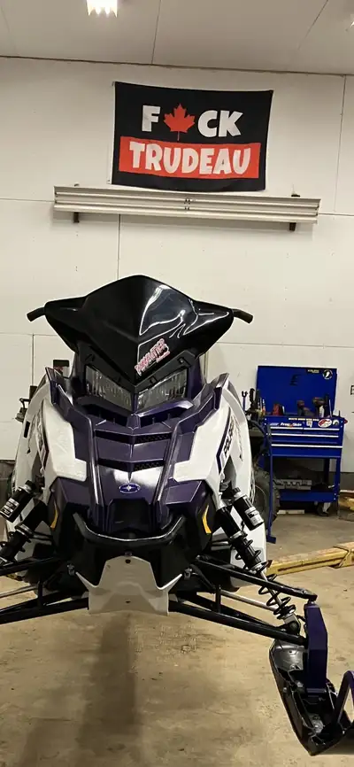 Always stored inside 144 track 2 inch lug Mountain can still have stock exhaust Cover new belt and n...