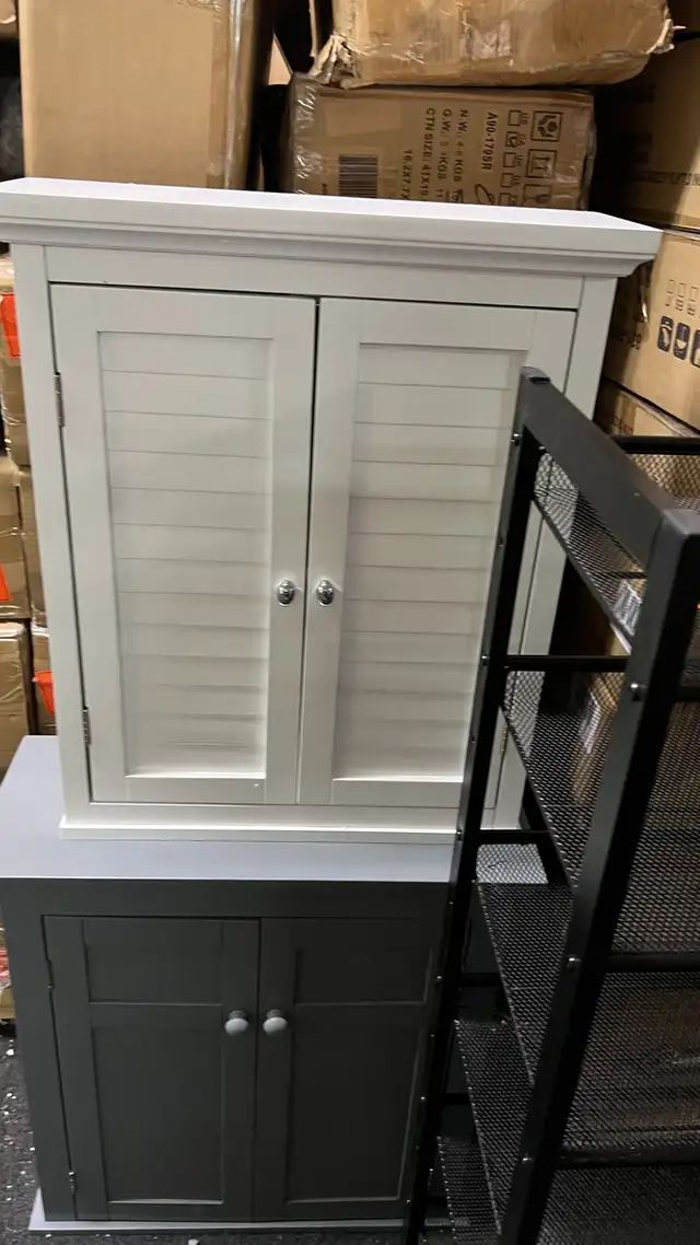 Over Toilet Storage Cabinet, Bathroom Wall Cabinet with Adjustab in Bookcases & Shelving Units in Markham / York Region - Image 2