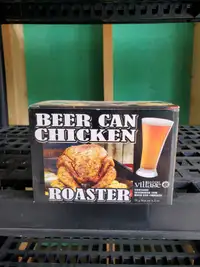 Beer Can Chicken Roaster w/Seasoning - NEW