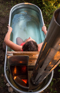 Wood Fired Hot Tub