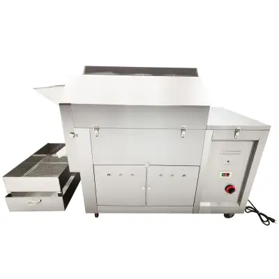 Item number: 056876 220V Gas Type Coffee Bean Roaster Drum Fry Machine Nuts Roasting Machine 110LBS...