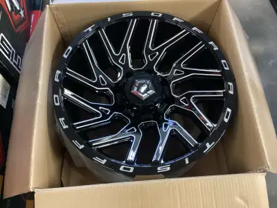 TIS 554BM. Gloss Black Milled 20x10. 8x170. -19 offset 4 for $1540 plus tax Call Joe 705-426-5497 Ch...