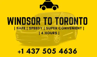 Rideshare Windsor to Toronto,Brampton,Cambridge,Milton., View more