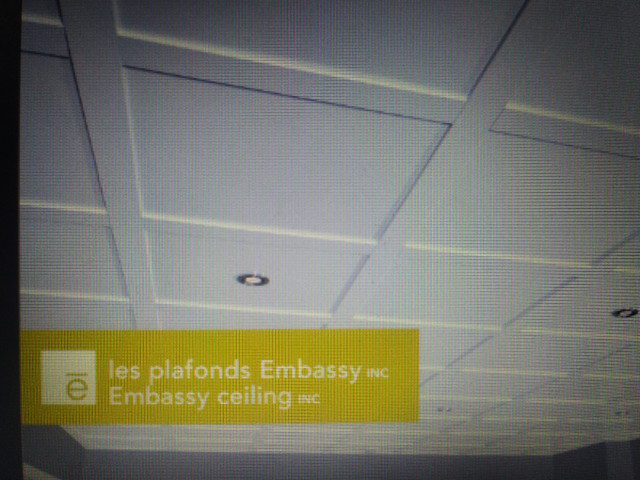 plafond suspendu embassy blanc dans Autre  à Ville de Québec