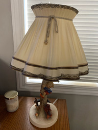 Matched Hummel Bedside Lamps
