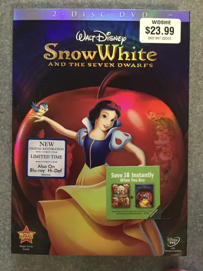New Disney DVD Snow White and the seven dwarfs , View more