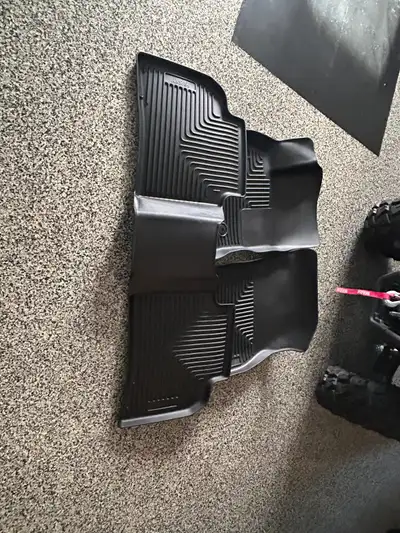 brand new unused Husky floor liners front and rear set made in USA payed 260 plus tax 300 new unused...