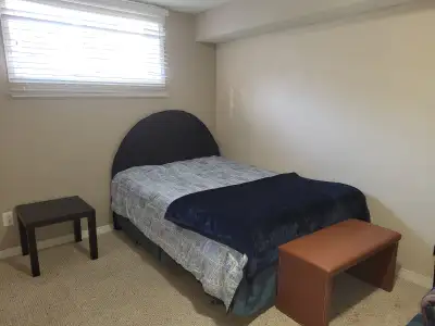 I have a fully furnished basement bedroom plus den available August 1st for $990. • The kitchen, din...