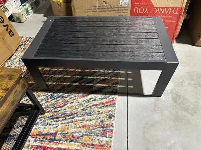 New Aluminum and Wood Outdoor Table, View more