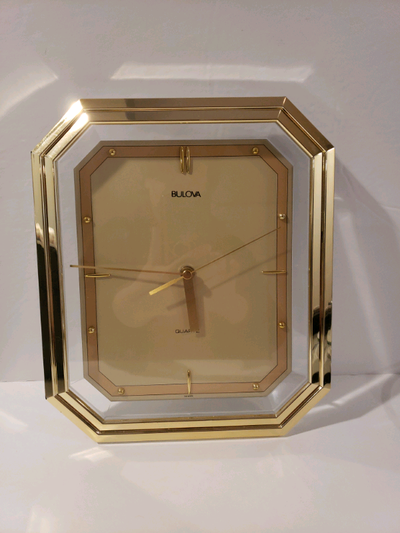 Vintage BULOVA Wall Clock Quartz, View more