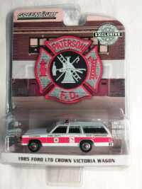 GREENLIGHT 1985 FORD LTD CROWN VICTORIA WAGON PATTERSON FIRE DEP