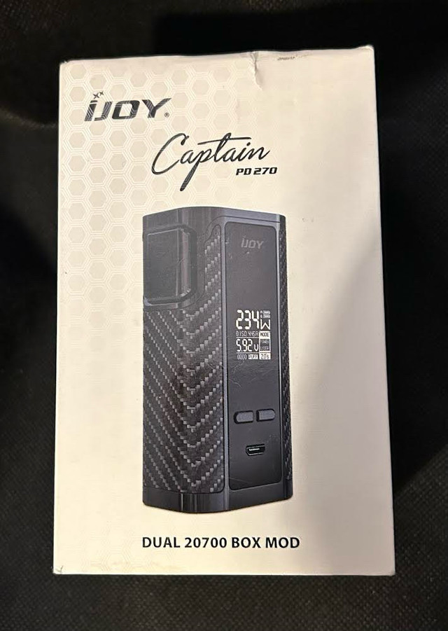 (NEW) IJOY Captain PD270 - Dual 20700 Box Mod in Other in Calgary