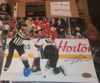 Arber Wifi Xhekaj signed 8x10 photos Canadiens Hockey