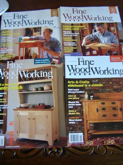$8 each. Fine Woodworking is a top quality magazine furthering the art and craft of woodworking. Eac...