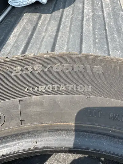 Winter Tires Used 1 season