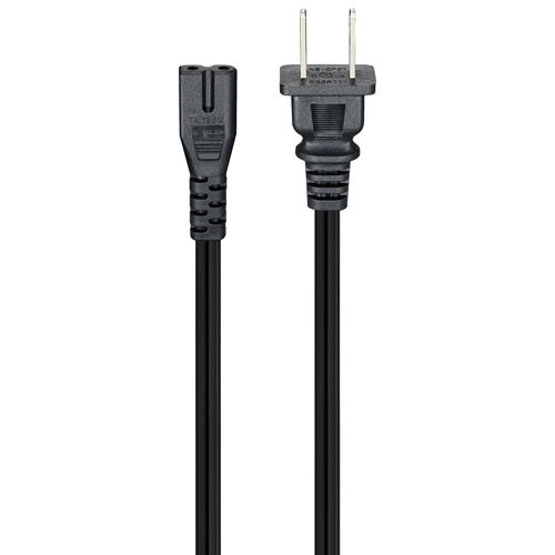 Best Buy Essentials: 2m (6 ft.) Polarized Power Cord in Cables & Connectors in Burnaby/New Westminster - Image 4