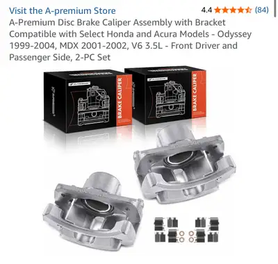 Front Brake Caliper Pair Odyssey/MDX, View more
