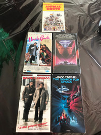 Collectable VHS cassettes tapes 