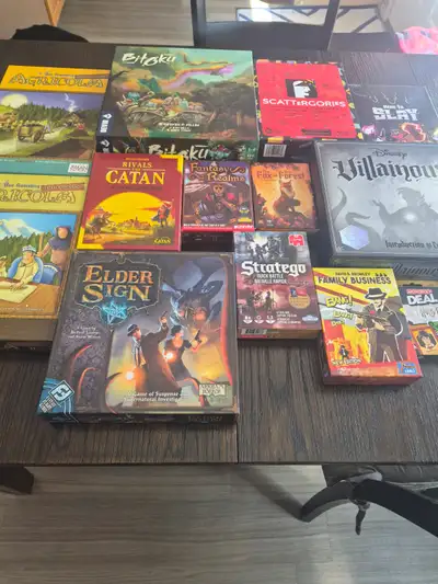 Various boardgames for sale, View more
