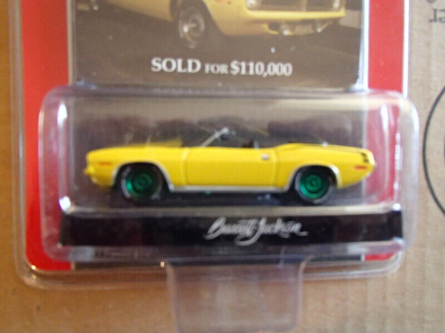 1:64 Greenlight Auction Block B-J S 8 1970 Plymouth Cuda 383 gm in Toys & Games in Sarnia - Image 3