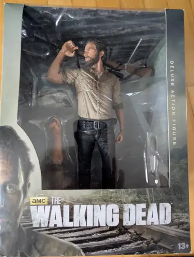 The Walking Dead TV Rick Grimes 10-Inch Deluxe Action Figure, View more