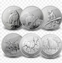 RCM Wildlife Series all 6 coins