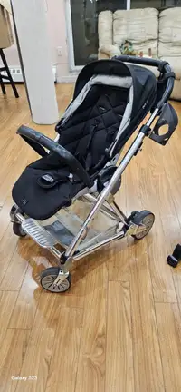 Baby stroller with car seat