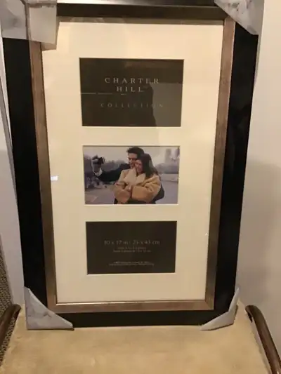 New Picture Frame 10 x 17 holds 3 - 4 x 6 photos, View more