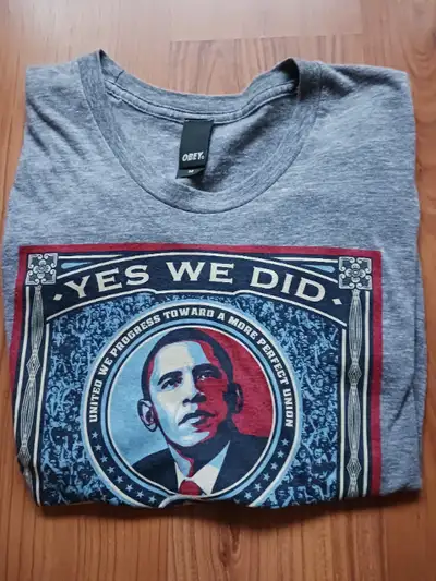 Obey Barack Obama tshirt, View more