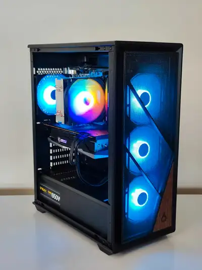 Hello! This is a newly-built gaming PC with modern components. The computer is ready for plug-and-pl...