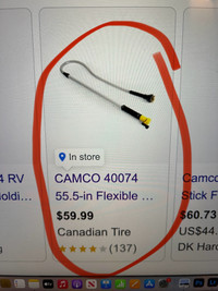 Camping Camco RV Swivel Stik Tank Rinser BO over $30