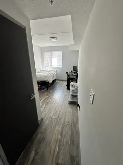 Room for rent at 1 Columbia st W. Room comes fully furnished with a bed, desk, chair and wardrobe. R...