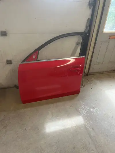 2010-2015 Audi A4 Left front door comes with handle and window. No regulator or latch.No Rust Used O...