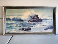 James Fetherolf California Surf Offset Art Print on Board