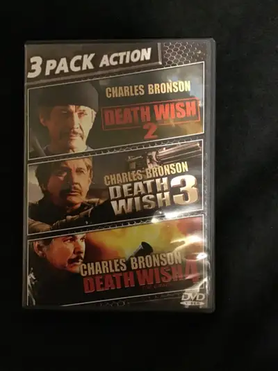 DVD 3 pack death wish 2,3,4, View more