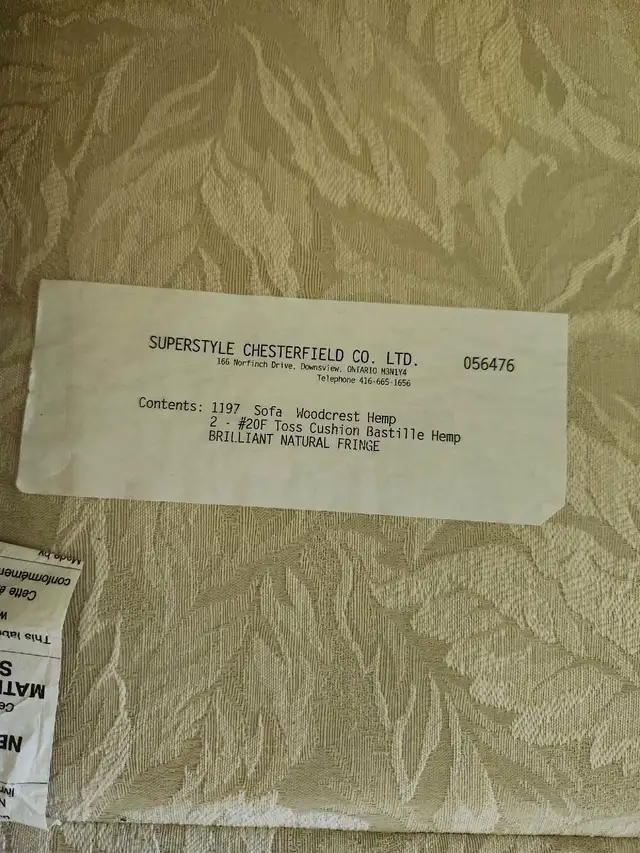 FURTHER REDUCED immaculate Canadian made white couch in Couches & Futons in Belleville - Image 4