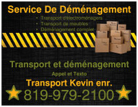Déménagement et transport de meubles 819-979-2100