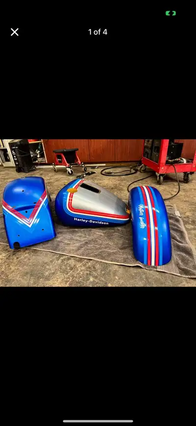 2007-2009 Era with the wide back tire 200 series. Tank & Fenders - Wrapped by Stealth