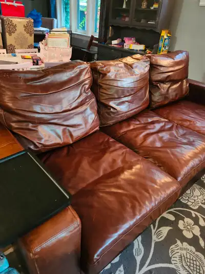 Leather Couch., View more